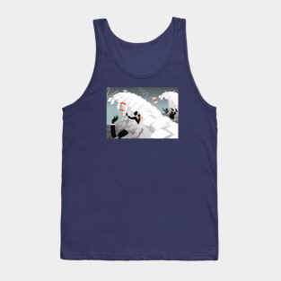 Print week - paper tide Tank Top